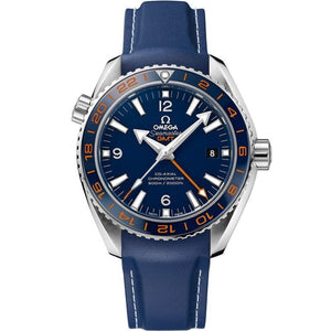Omega Seamster CoAxial Superocean GMT Swiss Automatic Blue Mens Watch