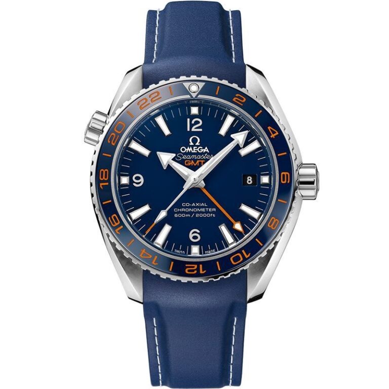 Omega Seamster CoAxial Superocean GMT Swiss Automatic Blue Mens Watch