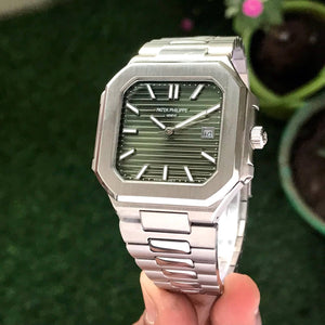 Patek Philippe Cubitus Stainless Steel Olive Green Dial Men’s Watch