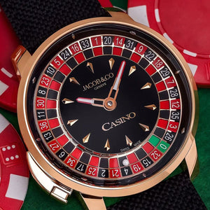 Jacob & Co. Casino Tourbillon Rose Gold Swiss Made Men’s Watch