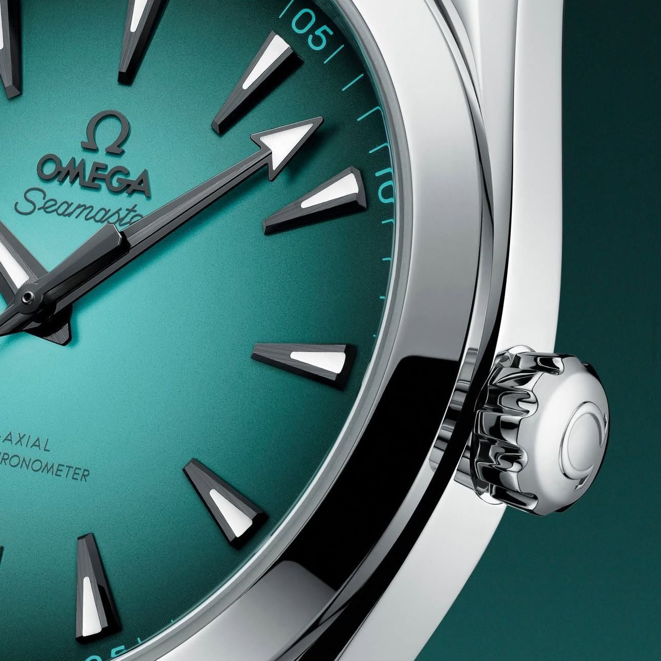 Omega Seamaster Aqua Terra Turquoise Dial Automatic Mens Watch