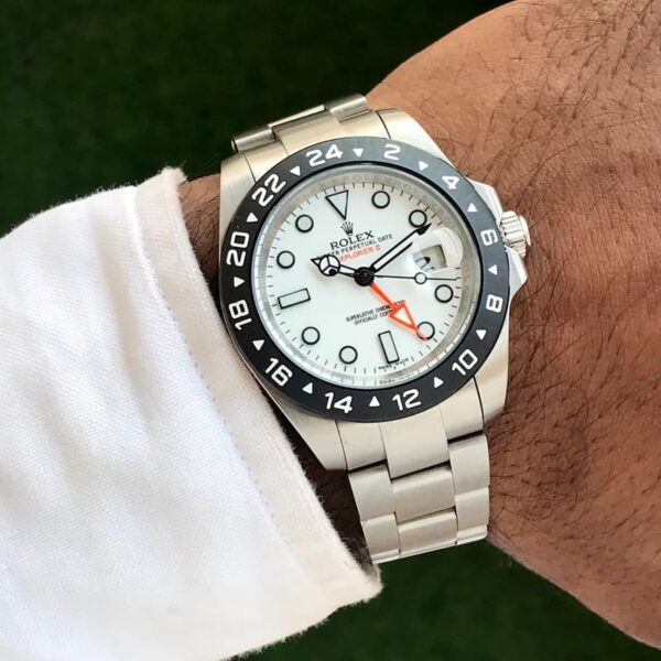 Rolex Explore || Stainless Steel Japanese Master Quality Automatic Men’s Watch — zoomed view