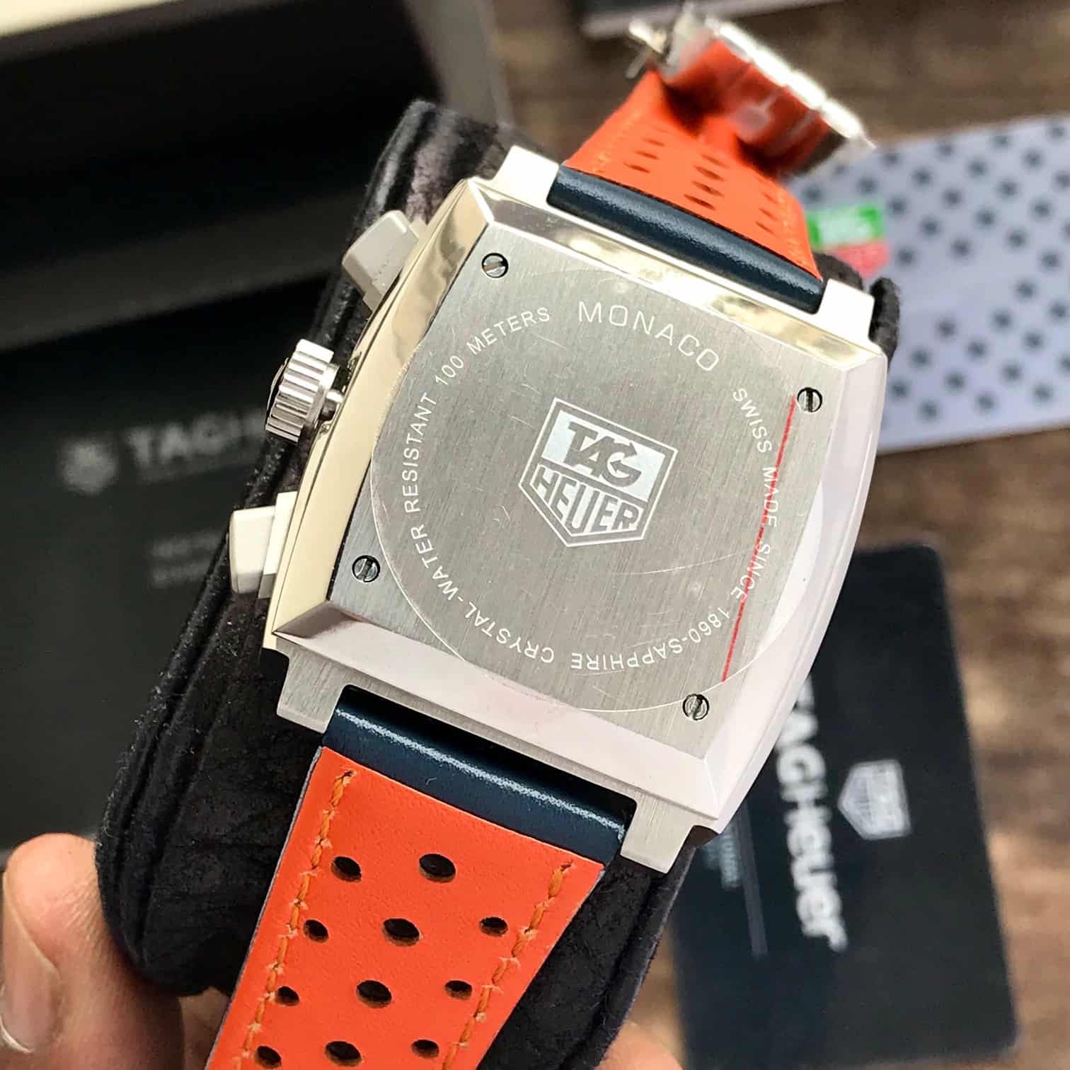 Tag Heuer Monaco Limited Edition Blue Japanese Mens Watch