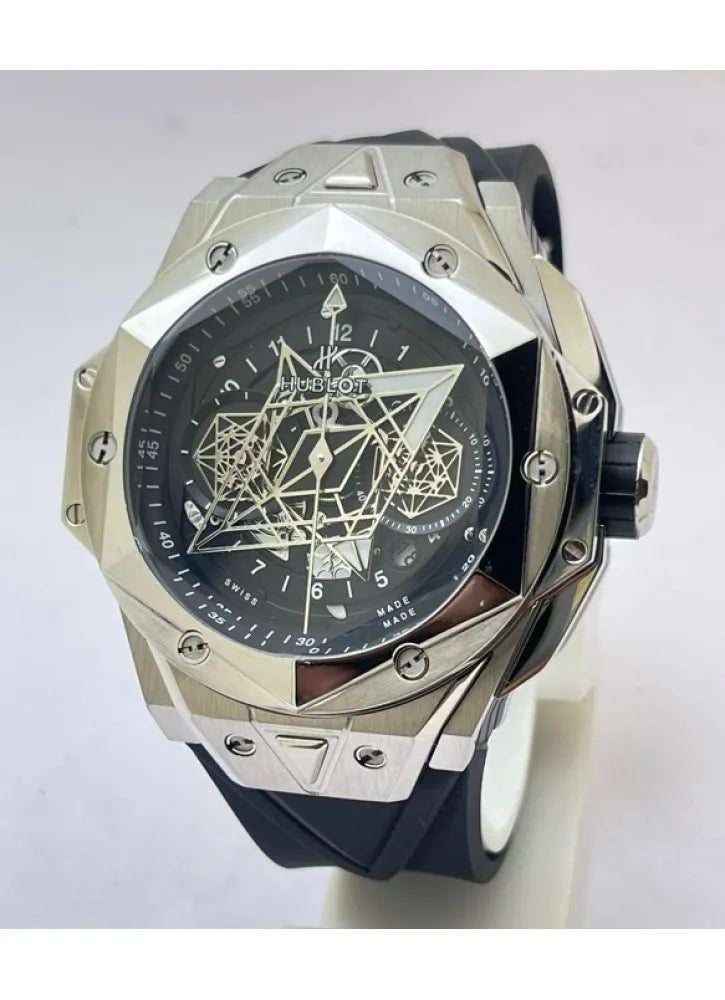 Hublot Big Bang Sang Bleu II SWISS ETA 7750 Valjoux Movement Automatic Watch — zoomed view