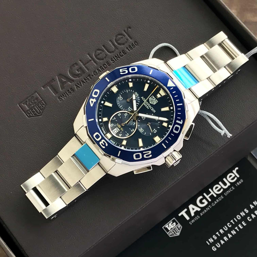 Tag Heuer Aquaracer Chronograph Cay111B 100% Authentic Quality