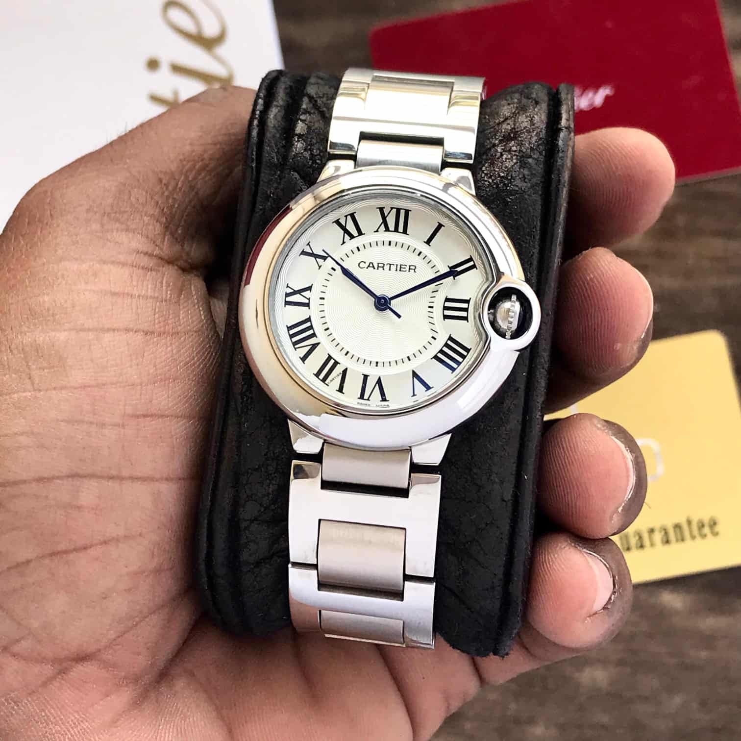 Cartier Ballon Bleu Stainless Steel Watch 36mm Automatic Men’s Watch