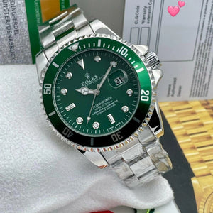 Rolex Submariner Green & Sliver Model Premium Quatz