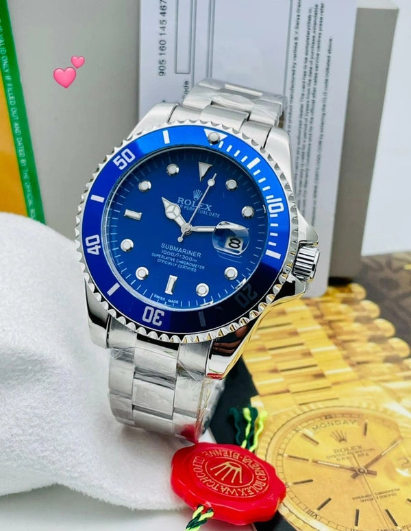 Rolex Submariner Blue & Sliver Model Premium Automatic