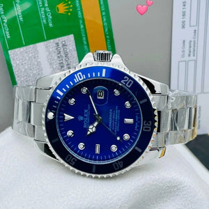 Rolex Submariner Blue & Sliver Model Premium Quatz