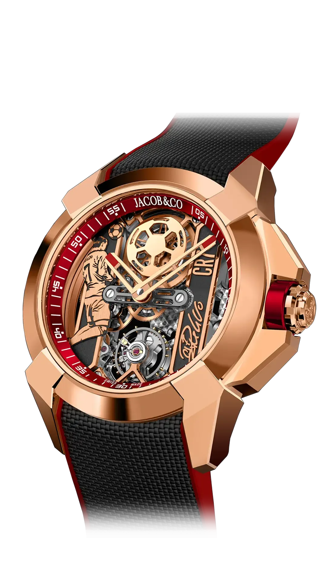 JACOB & CO – CR7 STAINLESS STEEL – ROSE GOLD
