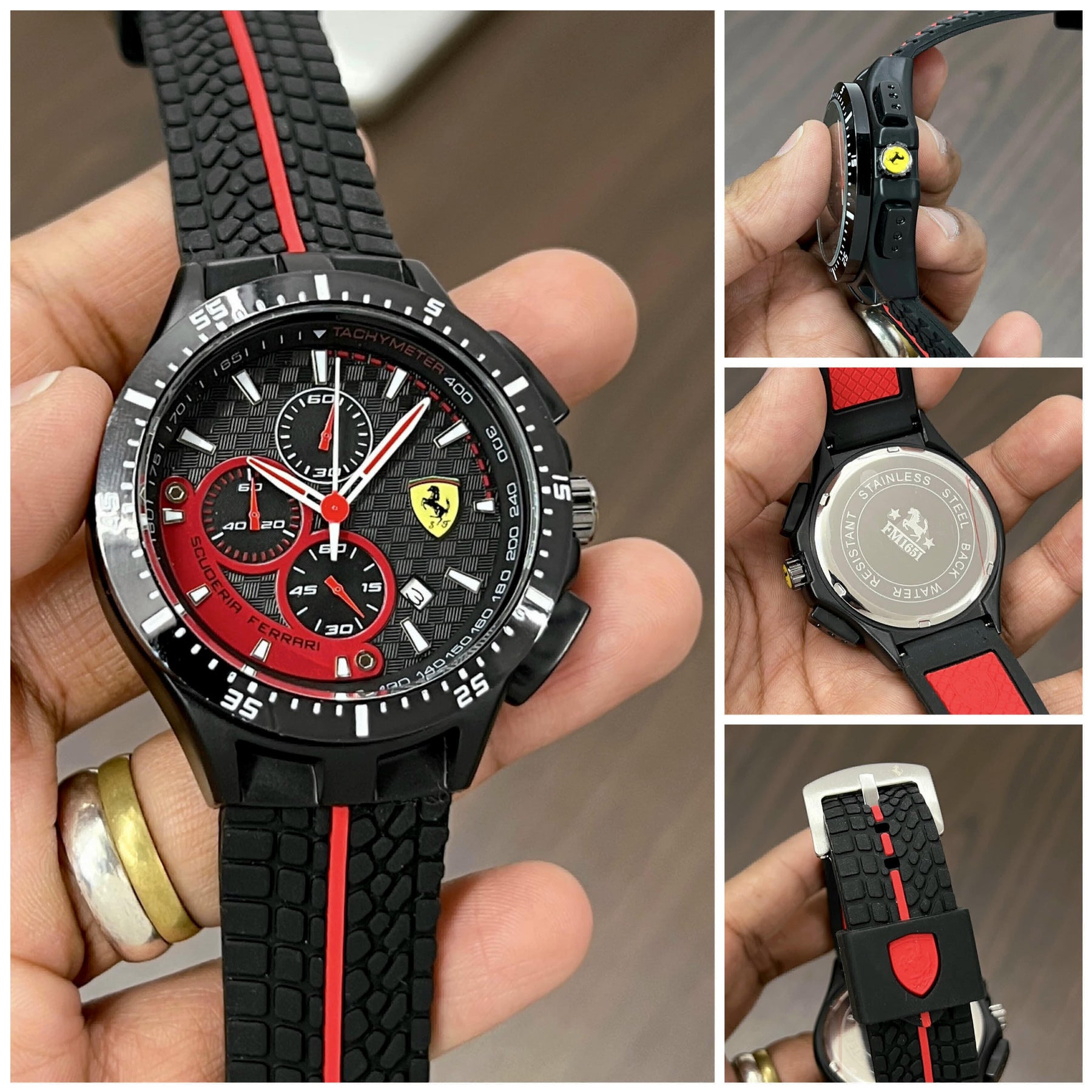Scuderia Ferrari Race Premium Collection With Brand Name Box Packing — zoomed view