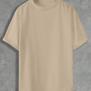 Stylist Cream Plain T shirt