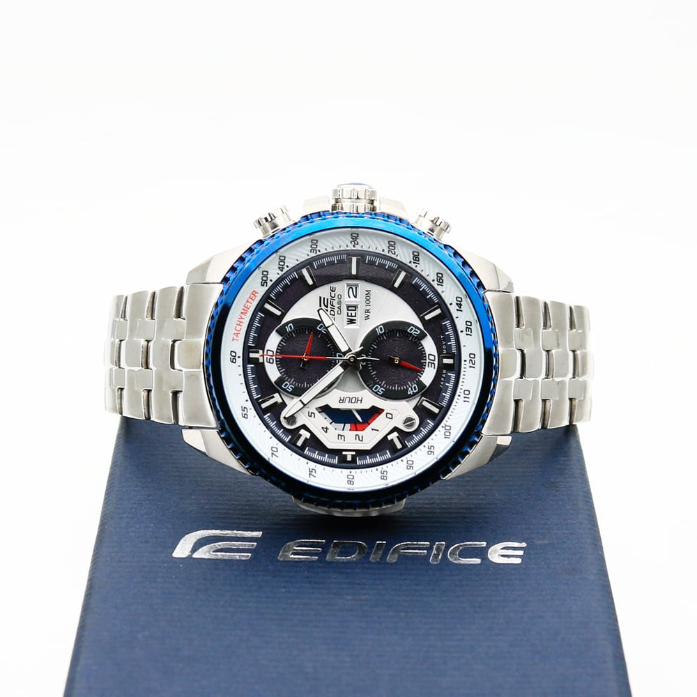 Casio Edifice Chronograph Blue Dial Men's Watch - EF-558D-2AVDF(ED437 ...
