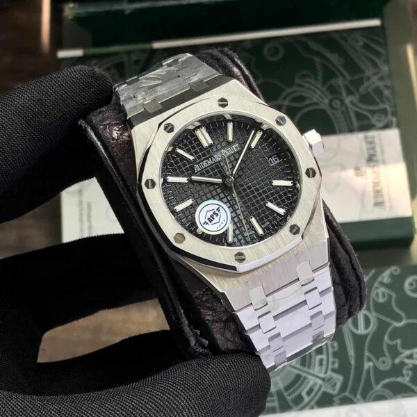 Audemars Piguet Royal Oak OffShore 50 Anniversary Silver Black Dial Swiss ETA Machinery Men’s Watch — zoomed view