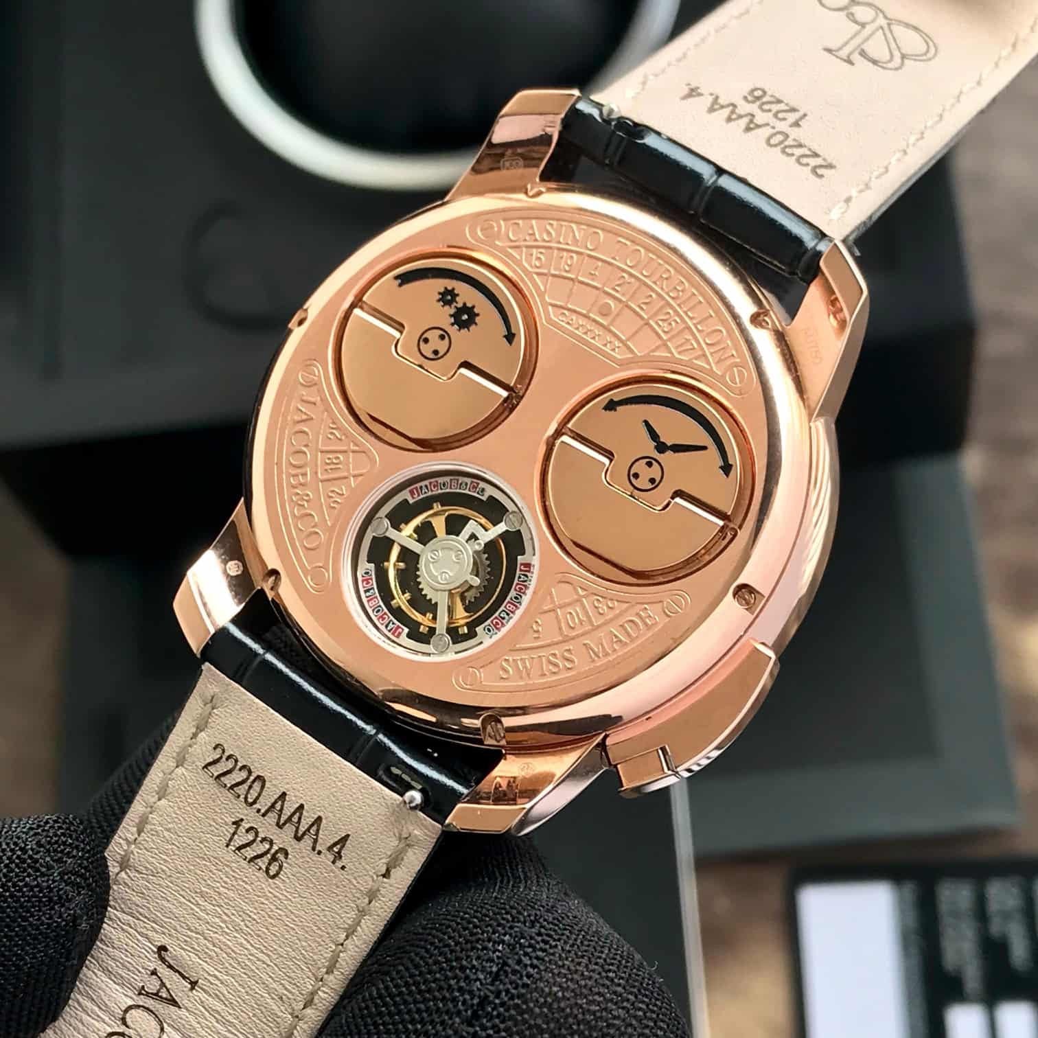 Jacob & Co. Casino Tourbillon Rose Gold Swiss Made Men’s Watch