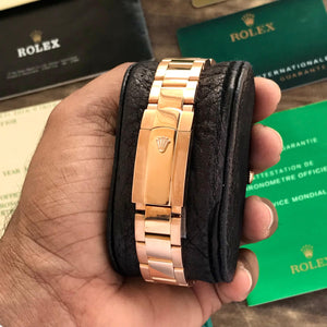 Rolex SkyDweller Rosegold Brown Dial Japanese Automatic Mens Watch