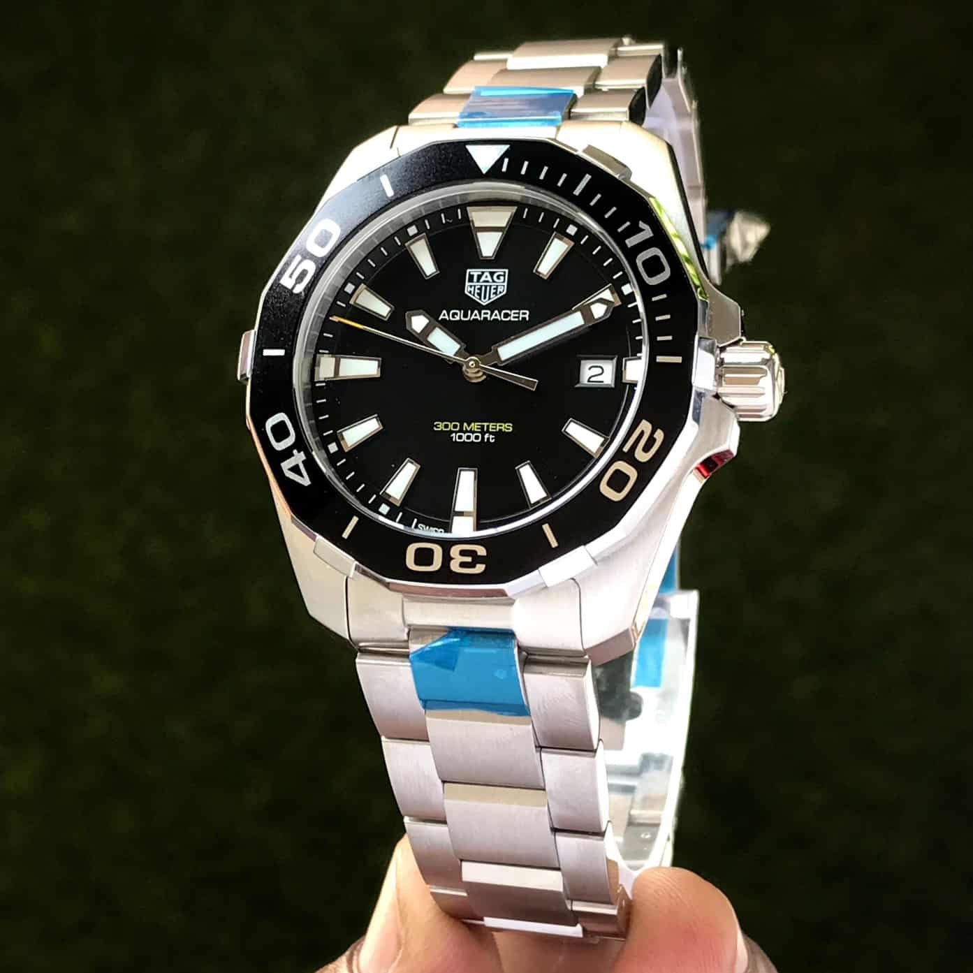 Tag Heuer Aquaracer 300M Quartz Black Dial Mens Watch