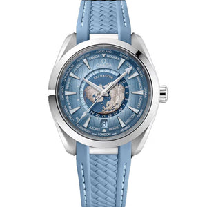 OMEGA Seamaster Aqua Terra 150M Co-Axial Master Chronometer GMT Worldtimer 43MM with Summer Blue S