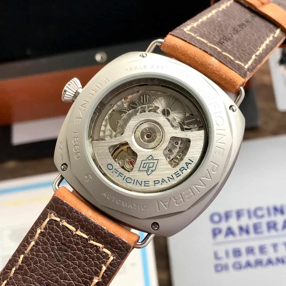 Luminor Panerai GMT Power Reserve Automatic Blue Dial Mens Watch