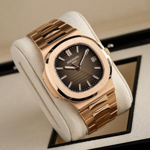 Patek Philippe BROWN ROSE GOLD WATCH