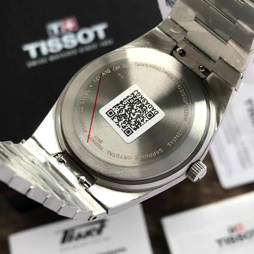 Tissot PRX Stainless Steel White Dial Japanese Mens Watch