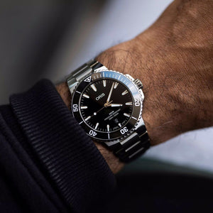Oris Aquis Date Authentic Automatic Silver Blue Men’s Watch