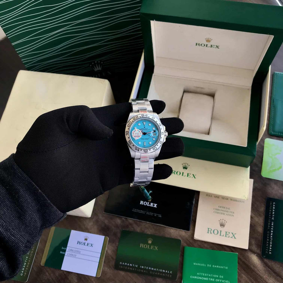 Rolex Explorer Tiffany Dial Automatic Men’s Watch