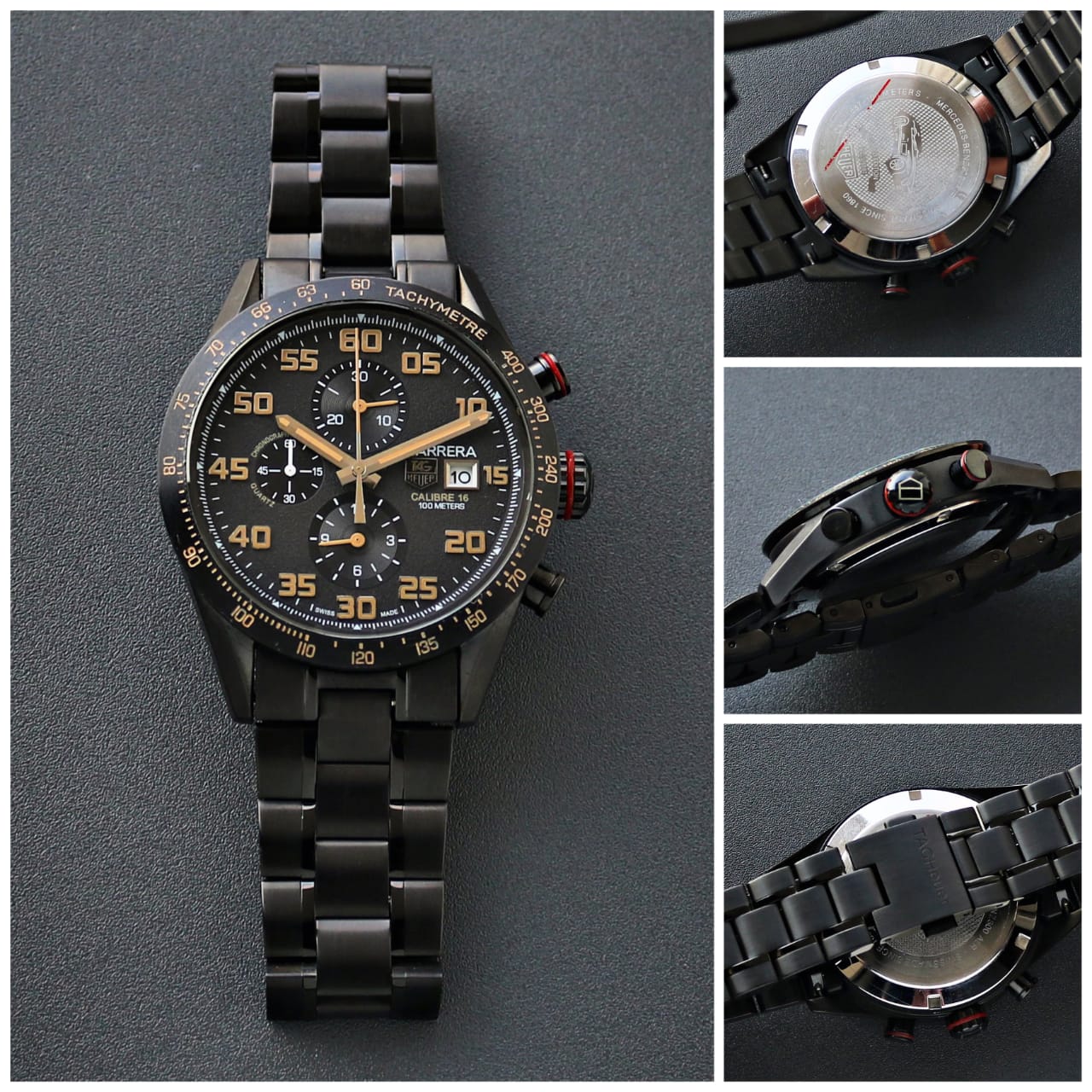 Tag Heuer Couturier Metal Strap Mens Watch — zoomed view