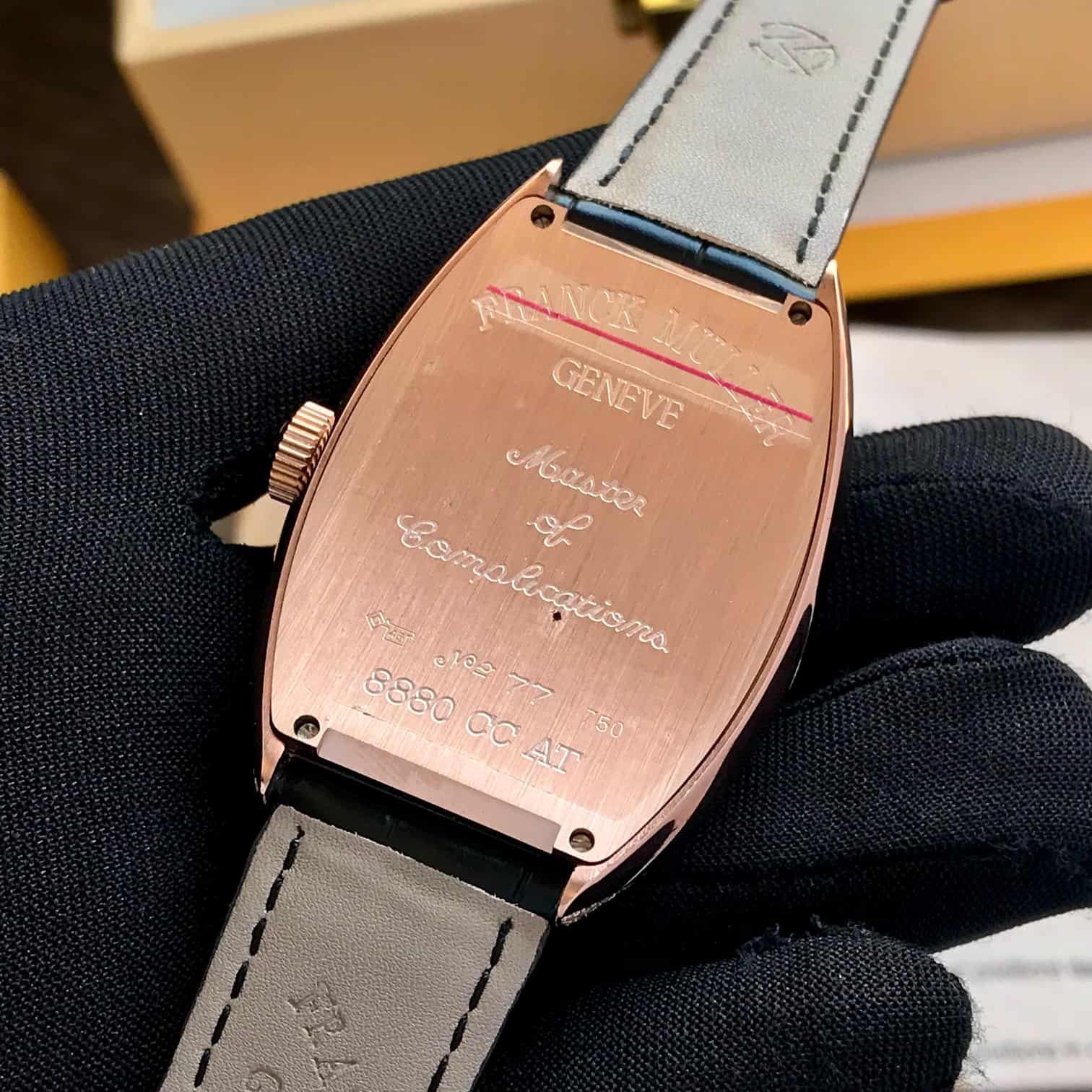 Frank Muller Geneve Crazy Hours Rosegold Diamond Body Automatic Men’s Watch