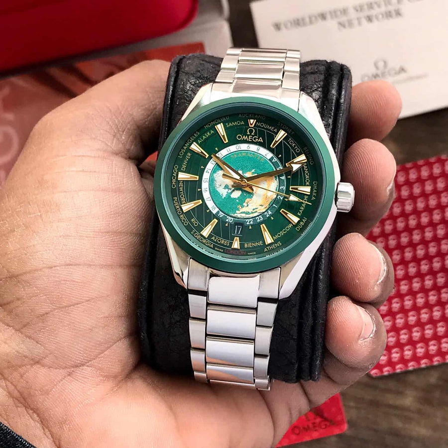 OMEGA Aqua Terra Co-Axial Chronometer WORLDTIMER