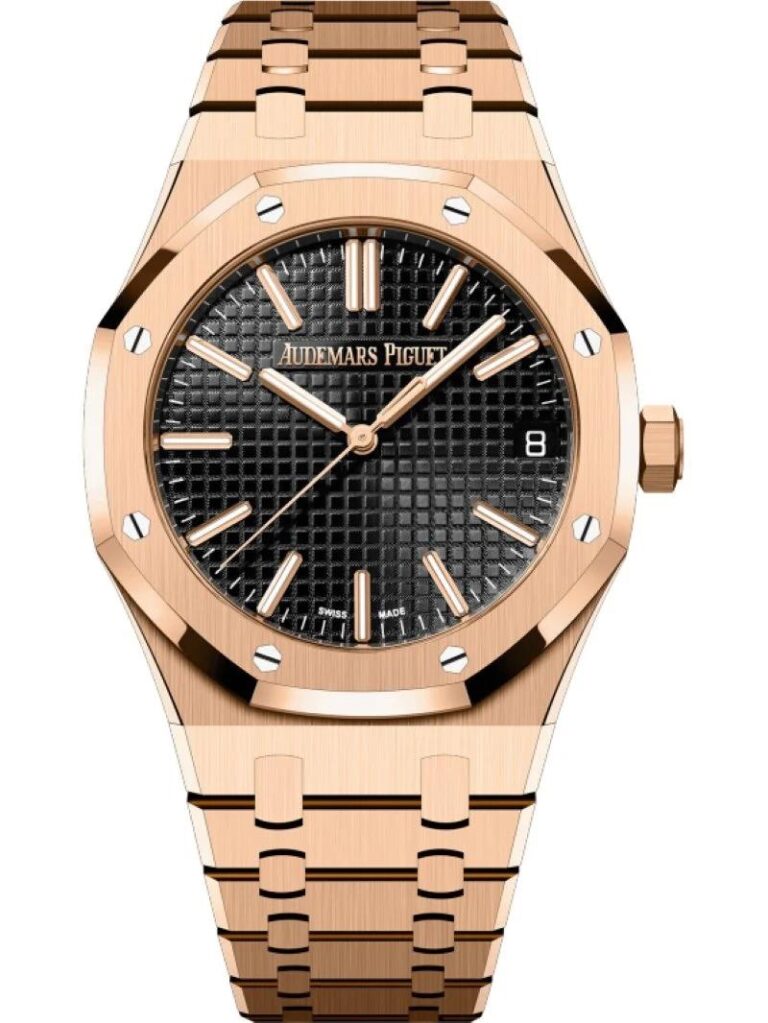 Audemars Piguet Perpetual Calendar Open Worked Golden And Blue Dial Automatic Mens Watch