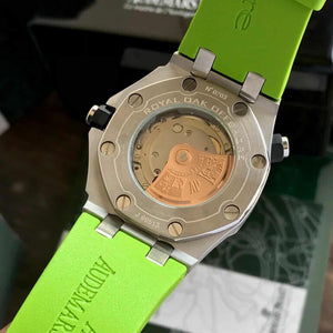 Audemars Piguet Royal Oak Offshore Diver Watch Green Dial 42mm Automatic Mens Watch