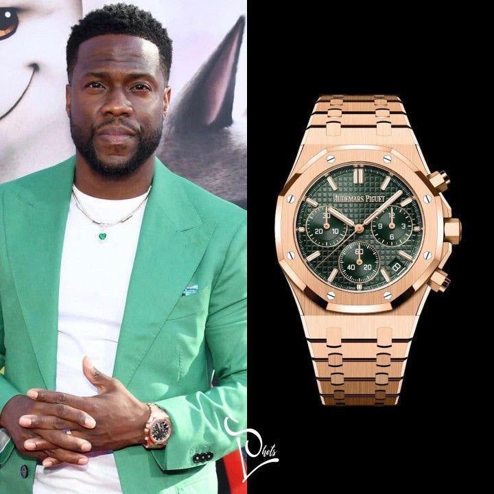 Audemars Piguet Royal Oak 50th Anniversary Chronograph’s Rosegold Green Dial Swiss ETA — zoomed view