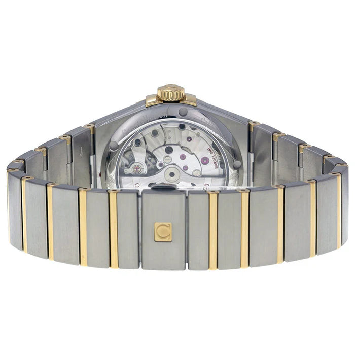 Omega constellation automatic champagne dial men's watch