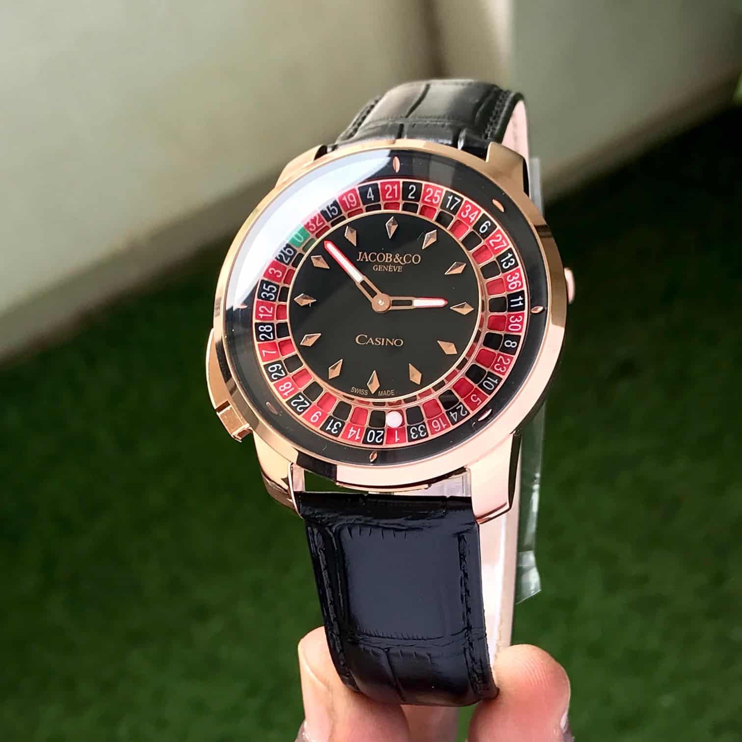 Jacob & Co. Casino Tourbillon Rose Gold Swiss Made Men’s Watch