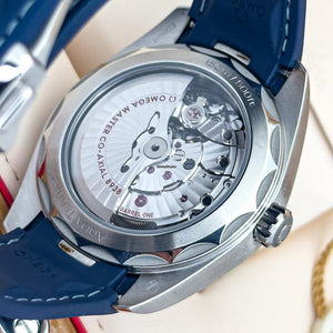 OMEGA Seamaster Aqua Terra 150M Co-Axial Master Chronometer GMT Worldtimer 43MM with Summer Blue S