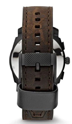 Fossil Brown Chronograph Leather Belt Watch For Men's