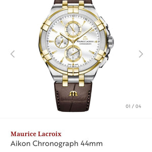 Maurice Lacroix Aikon Chronograph 44mm Authentic Mens Watch