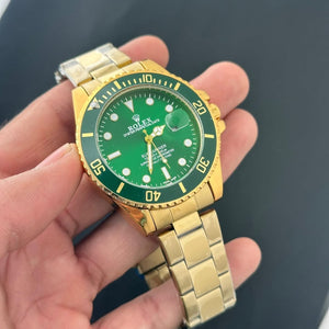 Rolex Gold and Green Submariner Automatic Japan Quality
