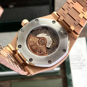 Audemars Piguet Perpetual Calendar Open Worked Golden And Blue Dial Automatic Mens Watch