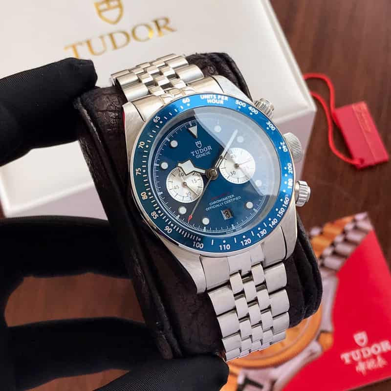 Tudor Black Bay Chrono Blue Dial Boutique Edition men’s Watch . — zoomed view