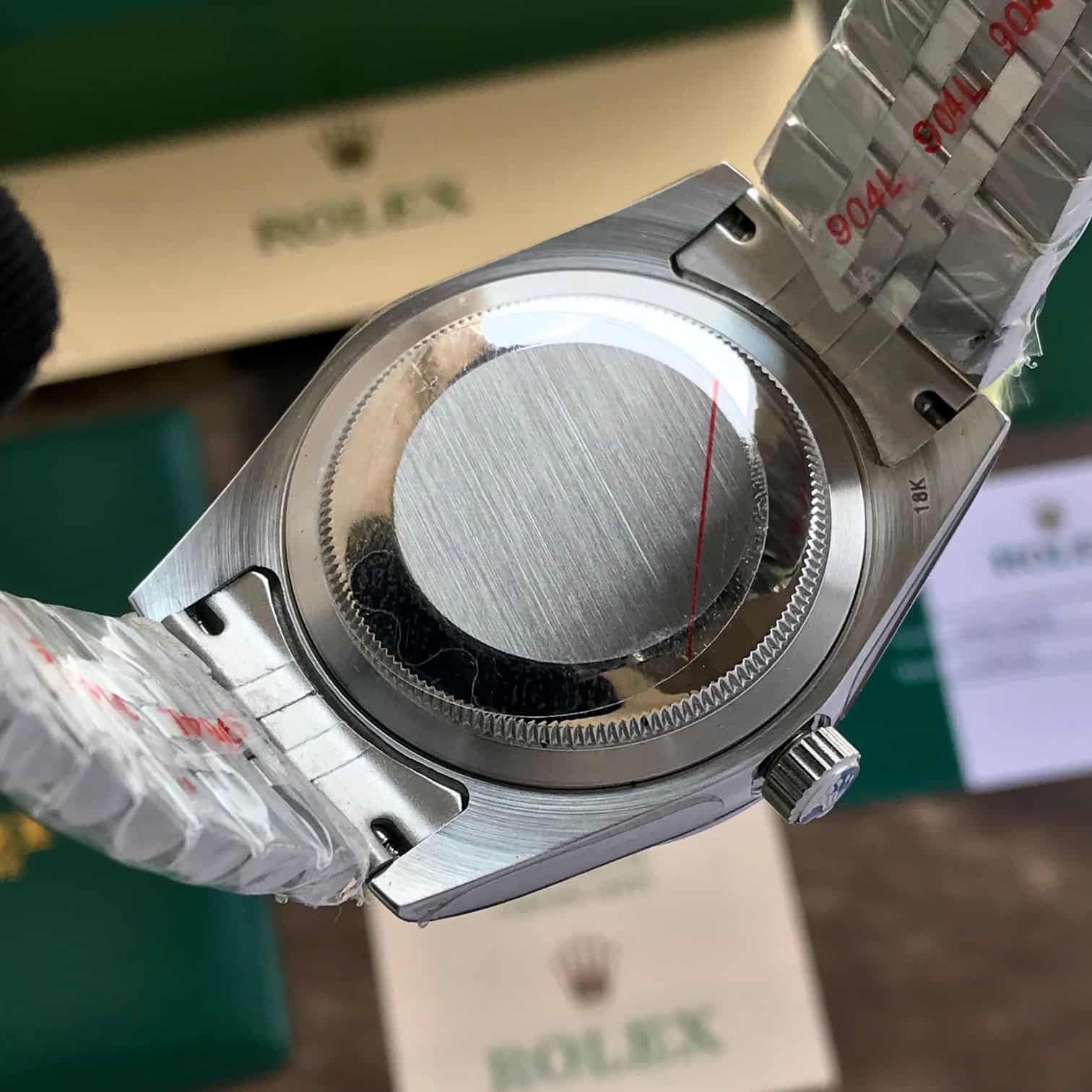 Rolex Date Just 41 Grey Dial Japanese Automatic Mens Watch