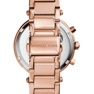 Michael Kors Stainless Steel Michael-Kors Parker Chronograph Rose Gold-Tone Women's Watch