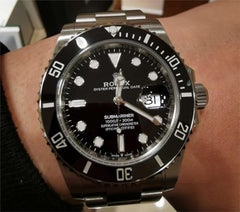 Rolex GMT Oyester steel   Silver Black