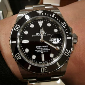 Rolex GMT Oyester steel   Silver Black