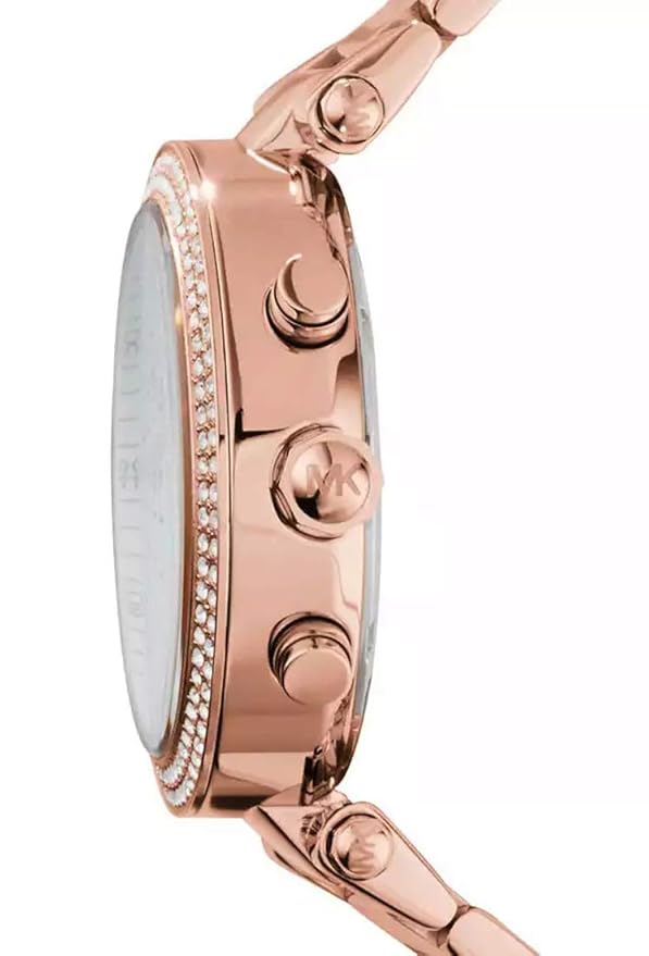 Michael Kors Stainless Steel Michael-Kors Parker Chronograph Rose Gold-Tone Women's Watch