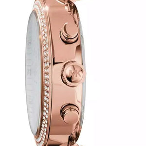 Michael Kors Stainless Steel Michael-Kors Parker Chronograph Rose Gold-Tone Women's Watch