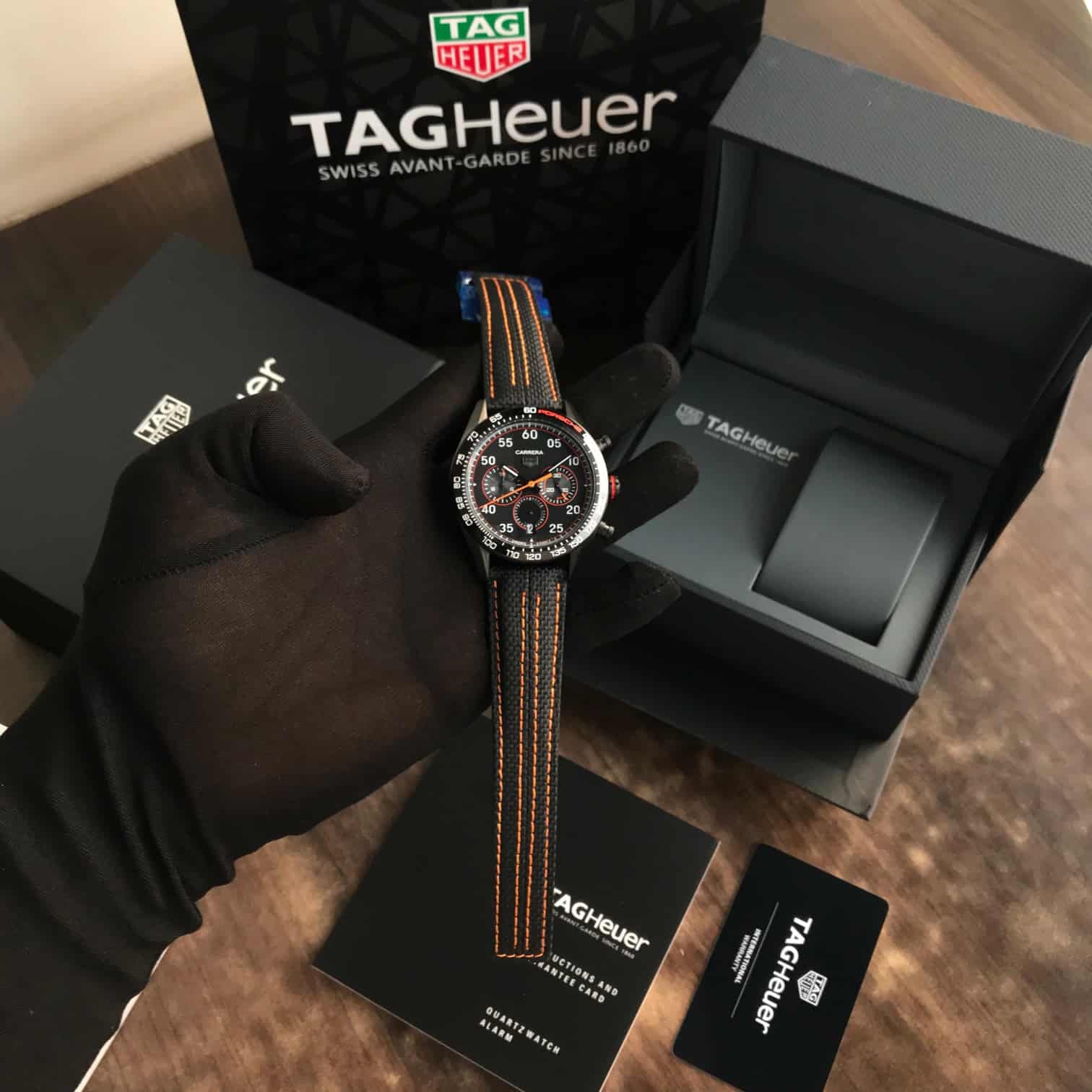 TAG Heuer Carrera X Porsche Orange Racing Premium Men’s Watch