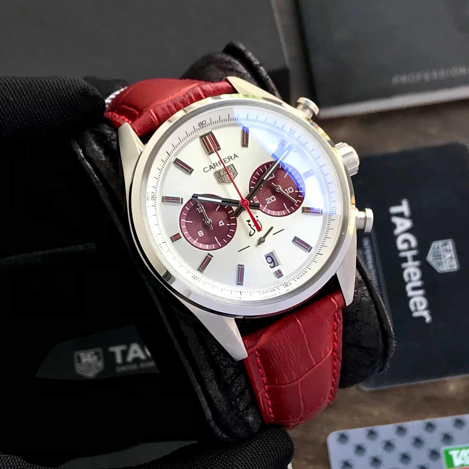 Tag Heuer Grand Carrera Chronograph’s Silver 5N Limited Edition Men’s Watch