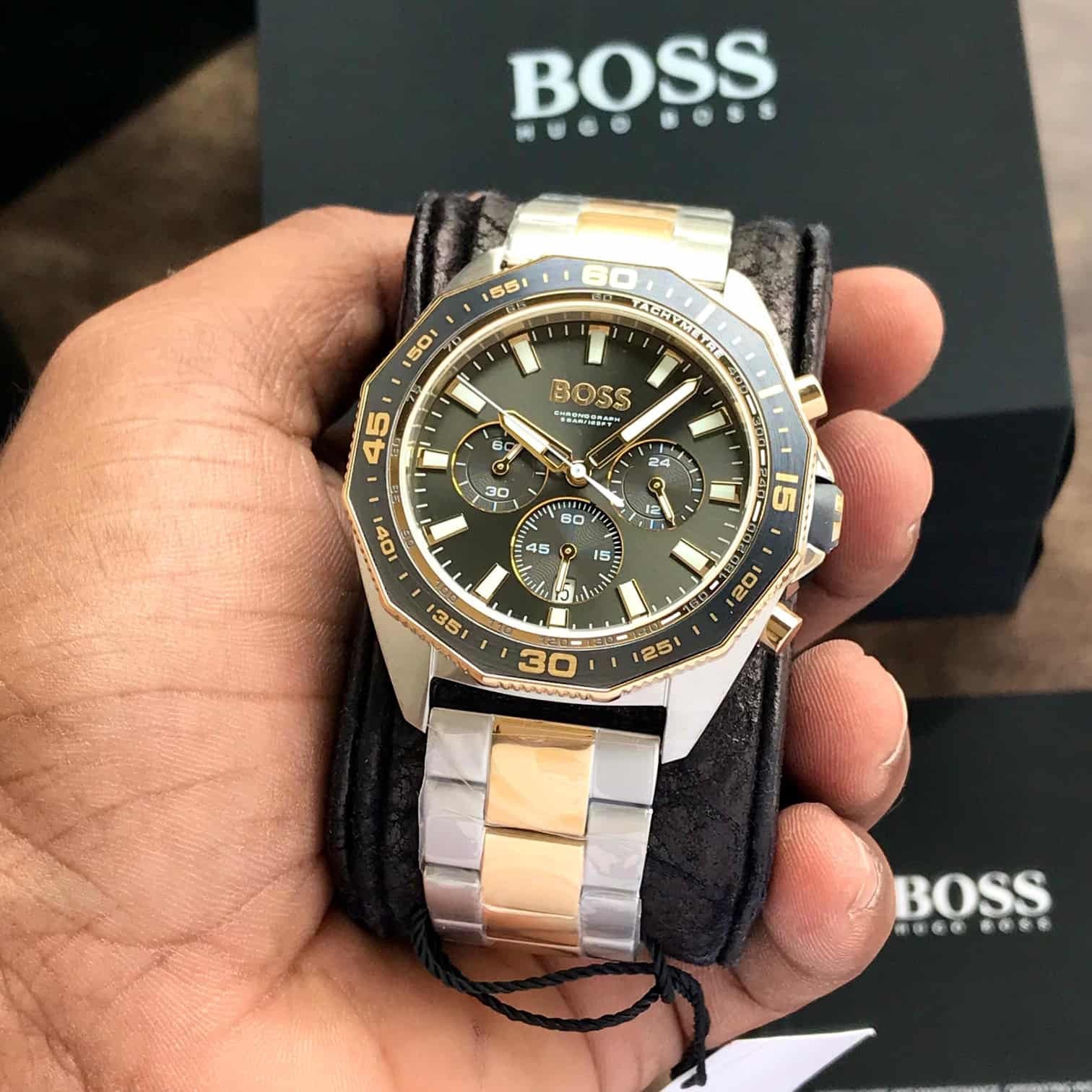 Hugo Boss 1513974 Men’s Grey Blue Dial Chronograph Men’s Watch